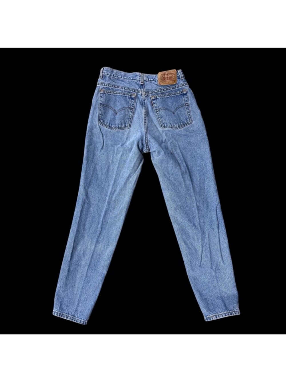 Vintage Levis 512 Slim Fit Tapered Leg Jeans Size 12 USA Light Denim Mom Style - Picture 3 of 11